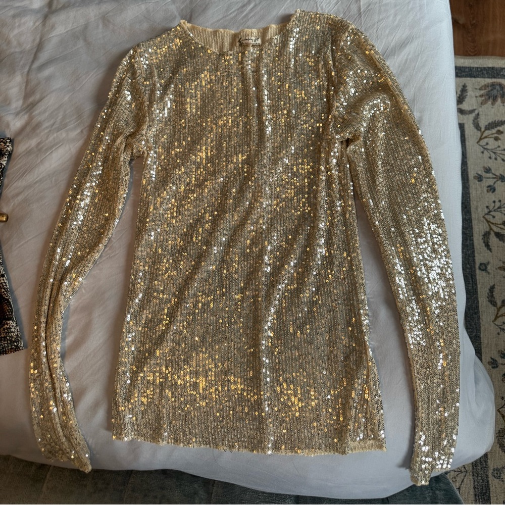 Free people sparkle shirt